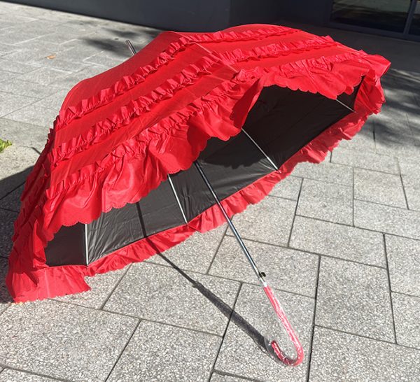 Three-circle Princess Umbrella (black lining)