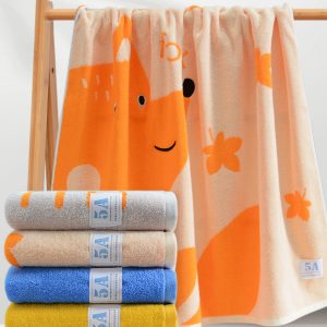 Antibacterial cotton children's bath towel