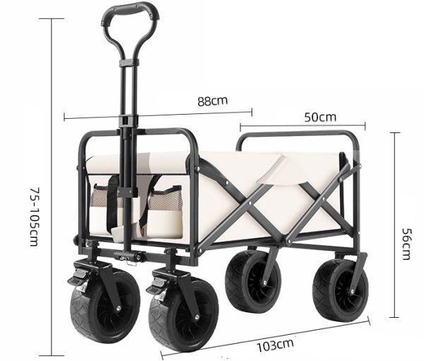 Cart(Flagship model -8-inch tank universal wheel with dual brakes)