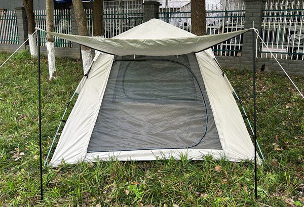 High window four sided tent (white)