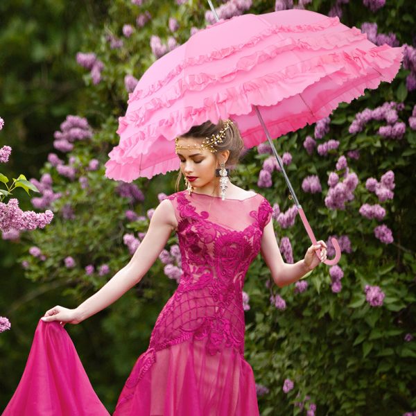 Three-circle princess umbrella (without glue)